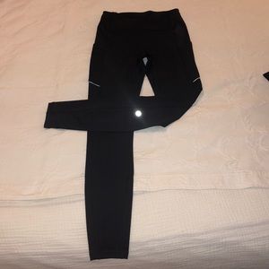 Worn Once Navy Lululemon Full On Luon Leggings